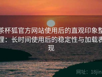 茶杯狐官方网站使用后的直观印象整理：长时间使用后的稳定性与加载表现