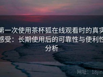 第一次使用茶杯狐在线观看时的真实感受：长期使用后的可靠性与便利性分析