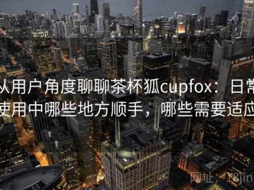 从用户角度聊聊茶杯狐cupfox：日常使用中哪些地方顺手，哪些需要适应