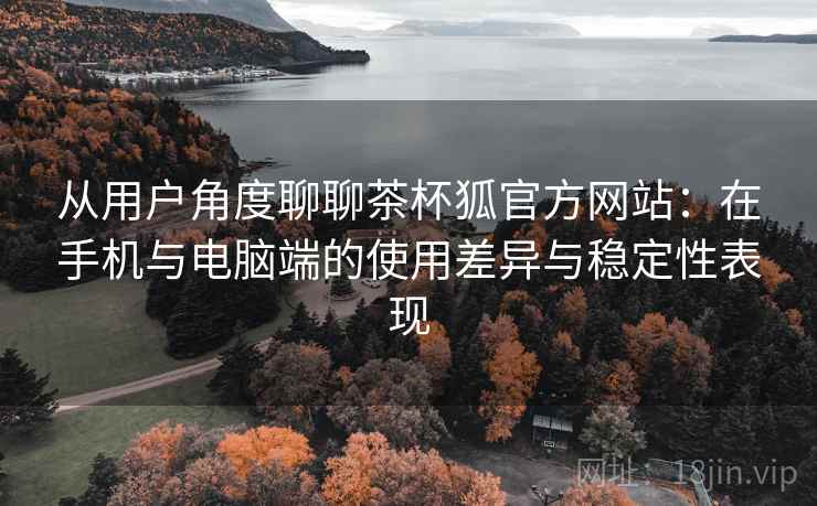 从用户角度聊聊茶杯狐官方网站：在手机与电脑端的使用差异与稳定性表现