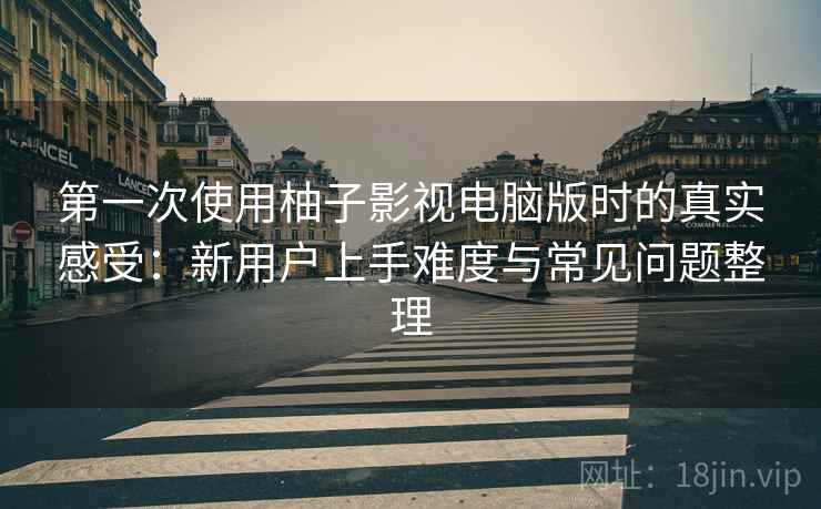 第一次使用柚子影视电脑版时的真实感受:新用户上手难度与常见问题整理 第一次使用柚子影视电脑版时的真实感受:新用户上手难度与常见问题整理