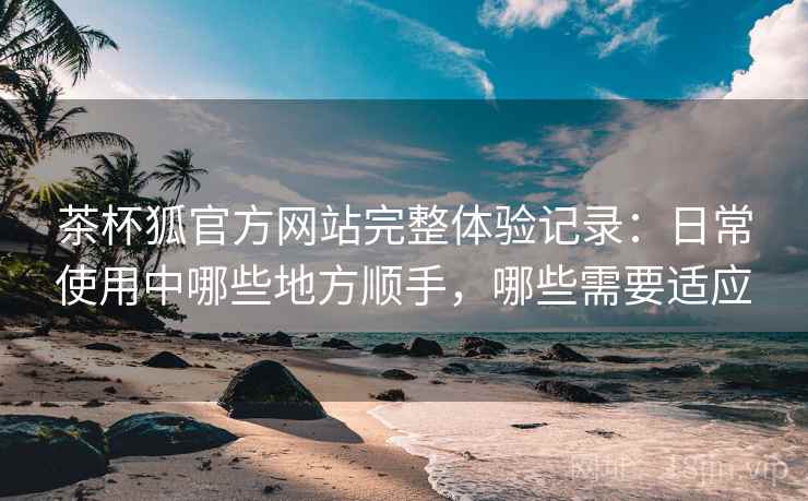 茶杯狐官方网站完整体验记录：日常使用中哪些地方顺手，哪些需要适应